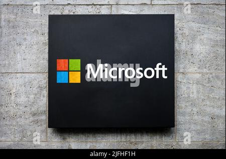 Microsoft Store-Logo Stockfoto