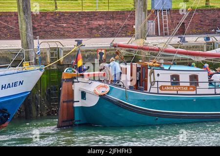 Hafen am 02. Juli 2022 in Wyk, Foehr Island, Deutschland. © Peter Schatz / Alamy Stock Photos Stockfoto