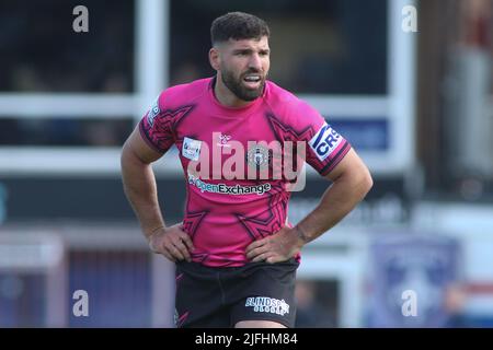 Wakefield, Großbritannien. 03.. Juli 2022. Be Well Support Stadium, Wakefield, West Yorkshire, 3.. Juli 2022. Betfred Super League Wakefield Trinity vs Wigan Warriors Abbas Miski of Wigan Warriors Credit: Touchlinepics/Alamy Live News Stockfoto