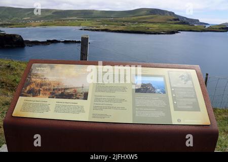 Touristeninformationsbüro in Bray Head auf Valentia Island in der Grafschaft Kerry Stockfoto