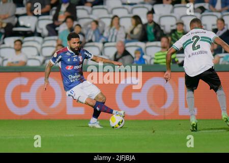 Curitiba, Brasilien. 03.. Juli 2022. Romarinhos während Coritiba und Fortaleza. Spiel gültig für die 15. Runde der Brasilianischen Meisterschaft 2022. Major Antônio Couto Pereira Stadion in Curitiba, Pr. Kredit: Reinaldo Reginato/FotoArena/Alamy Live Nachrichten Stockfoto