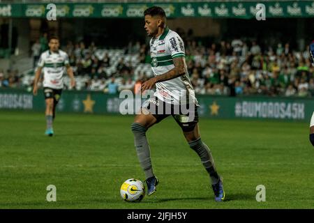 Curitiba, Brasilien. 03.. Juli 2022. PR - Curitiba - 07/03/2022 - BRASILIANISCHER A 2022, CORITIBA X FORTALEZA - Val Fortaleza Spieler während eines Spiels gegen Coritiba im Couto Pereira Stadion für die brasilianische Meisterschaft A 2022. Foto: Robson Mafra/AGIF/Sipa USA Quelle: SIPA USA/Alamy Live News Stockfoto