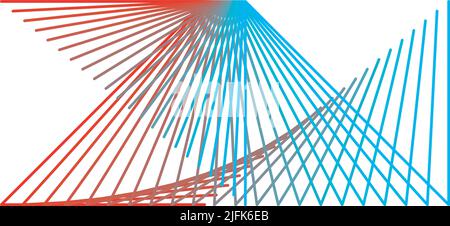 Der Buchstabe Z fließt in den Buchstaben N. Einfache Vektordarstellung, linearer Stil Stock Vektor