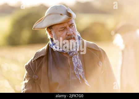 RUSSELL CROWE IN PRIZEFIGHTER: THE LIFE OF JEM BELCHER (2022), REGIE: DANIEL GRAHAM. Bild: Camelot Films / Hardman Pictures / Album Stockfoto