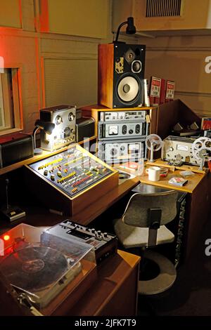 RAF Troywood, Rundfunkstudio, Schottlands geheimer Bunker, Fife Stockfoto