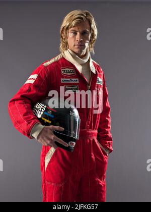 CHRIS HEMSWORTH in RUSH (2013), Regie: RON HOWARD. Kredit: CROSS CREEK BILDER / Album Stockfoto