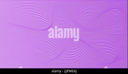 Abstrakte Wellenlinien Muster Hintergrund und Textur. Gewellte Linienstruktur. Vektorgrafik Stock Vektor