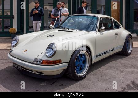 Porsche 911 Singer, „G277 BVP“, ausgestellt bei der Juni-Scramble am 19. Juni 2022 im Bicester Heritage Centre Stockfoto