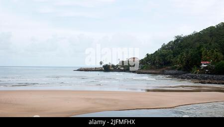 Schöner Vengurla Beach District Sindhudurga Staat Maharashtra Indien 06 15 2022 Stockfoto