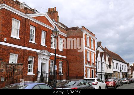 East St Helen's Street, Abingdon (an der Themse), Oxfordshire, England, Großbritannien, Großbritannien, Großbritannien, Europa Stockfoto