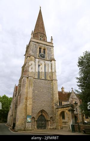 St. Helen's Church, Abingdon (an der Themse), Oxfordshire, England, Großbritannien, Großbritannien, Großbritannien, Europa Stockfoto