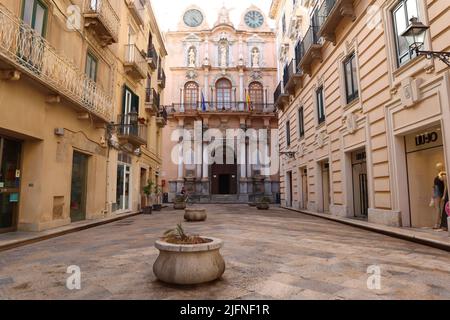 Trapani, Sizilien (Italien): Palazzo Cavarretta (Palazzo Cavarretta) Stockfoto