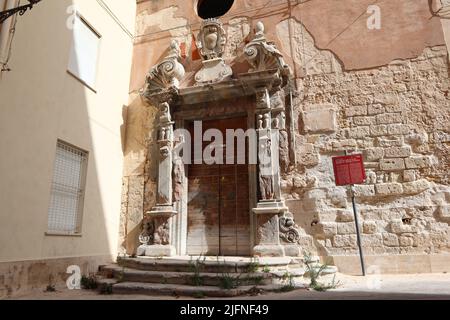 Trapani, Sizilien (Italien): Kirche der heiligen Lucy (Chiesa di Santa Lucia), bekannt als Kirche der SS. Maria della Catena Stockfoto