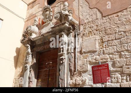 Trapani, Sizilien (Italien): Kirche der heiligen Lucy (Chiesa di Santa Lucia), bekannt als Kirche der SS. Maria della Catena Stockfoto