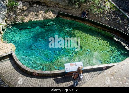 Höhle und Basin National Historic Site Banff Alberta Kanada Stockfoto