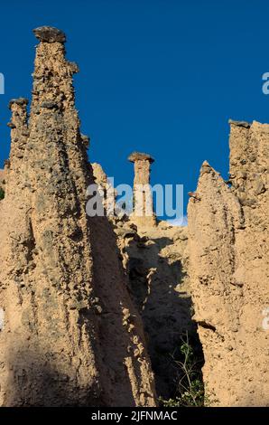 Felsige Landschaft der Teufelsstadt in Serbien Stockfoto