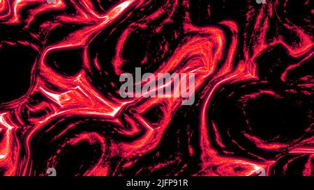 Rosa und grüner Hintergrund.Design.Helle Animation, in der bunte Blots ausbreiten und Muster erstellen Stockfoto