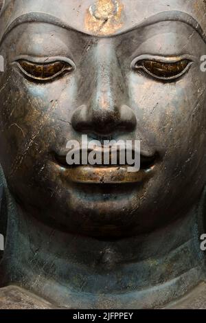 Autthaya Historical Park, Wat Na Phra Men, buddha Statuen, Ayutthaya, Thailand, Südostasien, Asien Stockfoto