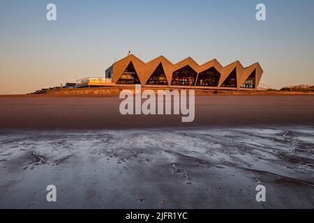 North Sea Observatory im Sommer früh am Morgen Licht, Chapel Point, Chapel St Leonards, Lincolnshire, East Midlands, England, Großbritannien Stockfoto