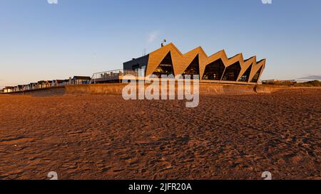 North Sea Observatory im Sommer früh am Morgen Licht, Chapel Point, Chapel St Leonards, Lincolnshire, East Midlands, England, Großbritannien Stockfoto