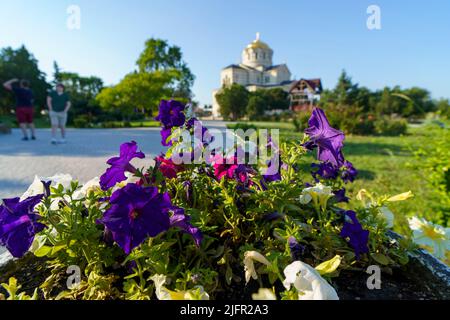 Vladimir-Kathedrale in Chersonesos. Sewastopol Stockfoto