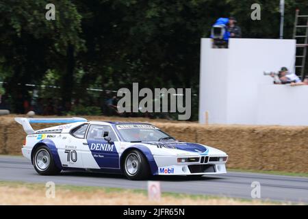 BMW M1 PROCAR beim Festival of Speed 2022, Goodwood, Sussex, Großbritannien Stockfoto