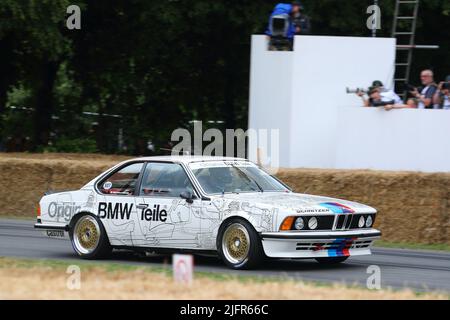 Schnitzer BMW 635 Rennwagen beim Festival of Speed 2022 in Goodwood, Sussex, UK Stockfoto