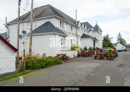 Bridge of Orchy Hotel, Bridge of Orchy, Glen Orchy, Argyll and Bute, Schottland, Großbritannien. Stockfoto