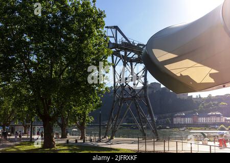 Koblenz (Koblenz) ist eine deutsche Stadt am Rhein und an der Mosel Stockfoto