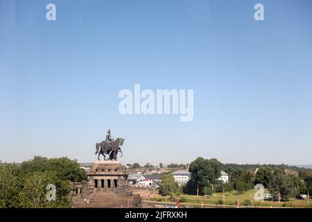 Koblenz (Koblenz) ist eine deutsche Stadt am Rhein und an der Mosel Stockfoto