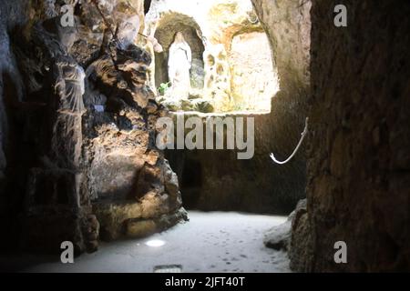 Pizzo Calabro Vibo Valentia- Chiesetta di Piedigrotta „Museo Civico“ Stockfoto