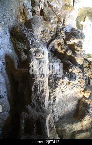 Pizzo Calabro Vibo Valentia- Chiesetta di Piedigrotta „Museo Civico“ Stockfoto