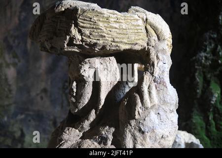 Pizzo Calabro Vibo Valentia- Chiesetta di Piedigrotta „Museo Civico“ Stockfoto