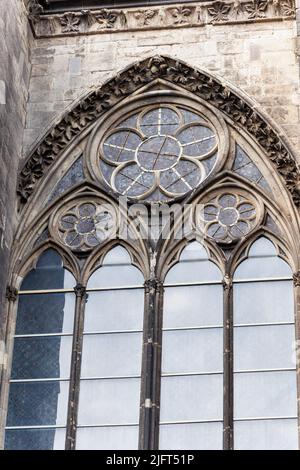 Der Kölner Dom ist ein katholischer Dom in Köln, Nordrhein-Westfalen. Es ist der Sitz des Erzbischofs von Köln. Gotische Architektur Stockfoto