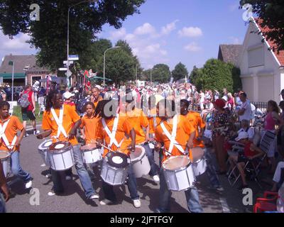 Erhebende Musik am dritten Tag der vier-Tage-Märsche 91. Stockfoto