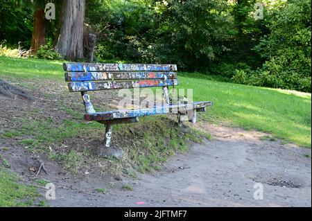 Viretta Park am Lake Washington, Seattle. Stockfoto