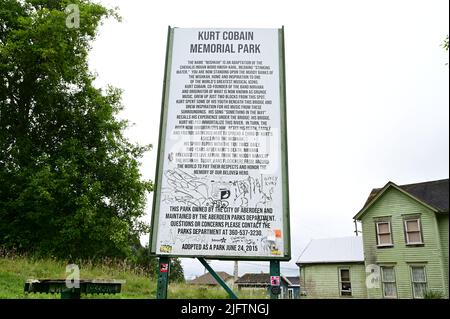 Kurt Cobain Memorial Park Stockfoto