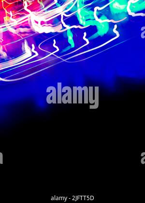 Digitale Kommunikation verschwommen Hintergrund. Abstrakte Partikel verwischen Unschärfe-Bilder. Stockfoto