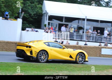 Ferrari 812 beim Festival of Speed in Goodwood, Sussex, Großbritannien Stockfoto