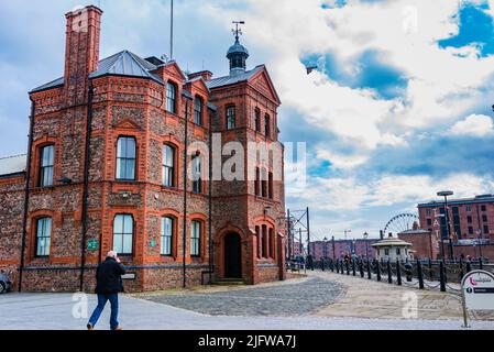 Liverpool Pilot Office. National Museums Liverpool. Maritime Archive und Bibliothek. Pier Head, Liverpool, Merseyside, Lancashire, England, Vereinigtes Königreich Stockfoto