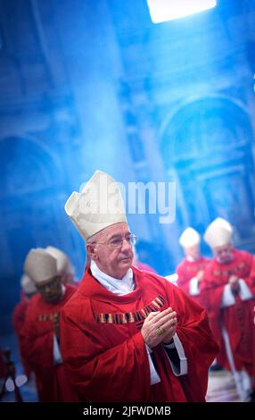 Vatikanstadt, Vatikanstadt. 05.. Juli 2022. Cardinal Cláudio Hummes, Credit: dpa/Alamy Live News Stockfoto