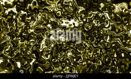 Heller Schmutz, der Muster macht.Bewegung.Bunte funkelnde Muster in 3D, die leuchten und bewegen. Hochwertige 4K-Aufnahmen Stockfoto