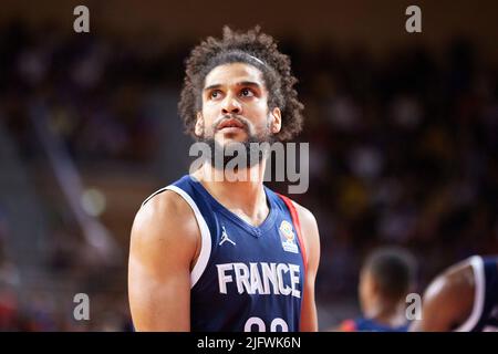 Mouilleron-le-Captif, Frankreich - 04/07/2022, Louis LABEYRIE (99) aus Frankreich während der FIBA Basketball World Cup 2023 Qualifiers, 1. Runden Gruppe E, zwischen Frankreich und Ungarn am 4. Juli 2022 im Vendespace in Mouilleron-le-Captif, Frankreich - Foto Ann-Dee Lamour / CDP MEDIA / DPPI Stockfoto