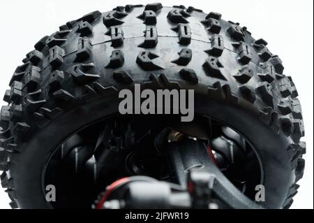 Neue Off-Road-Autorad isoliert auf Studio-Hintergrund Stockfoto