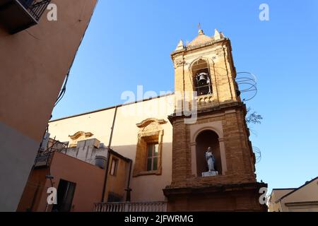 Agrigento, Sizilien (Italien): Kirche von San Francesco oder auch als Basilika der Unbefleckten Empfängnis bekannt Stockfoto