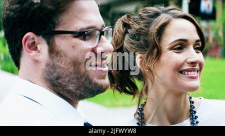 SETH ROGEN, Rose Byrne, schlechte Nachbarn, 2014 Stockfoto