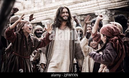 DIOGO MORGADO MIT KINDERN, SOHN GOTTES, 2014 Stockfoto