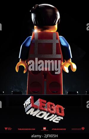 EMMET BRICKOWSKI POSTER, DER LEGO FILM, 2014 Stockfoto