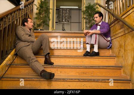 LAW, SCHWARTZMAN, THE GRAND BUDAPEST HOTEL, 2014 Stockfoto