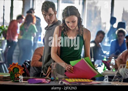 MATT LANTER, Aimee Teegarden, STAR-CROSSED, 2014 Stockfoto